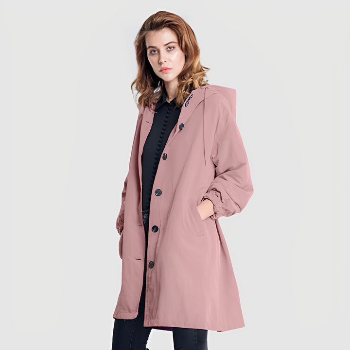 Reyna | Cortavientos Impermeable Ligero con Capucha