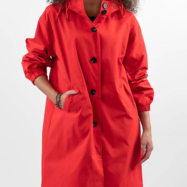 Reyna | Cortavientos Impermeable Ligero con Capucha