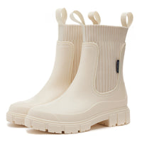 Nicolasa | Botines Chelsea de Goma Impermeables