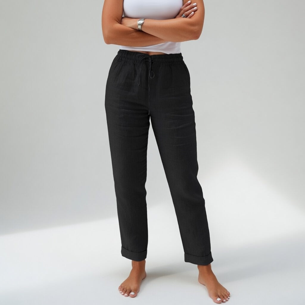 Natalia | Pantalón 100% algodón fluido confort natural