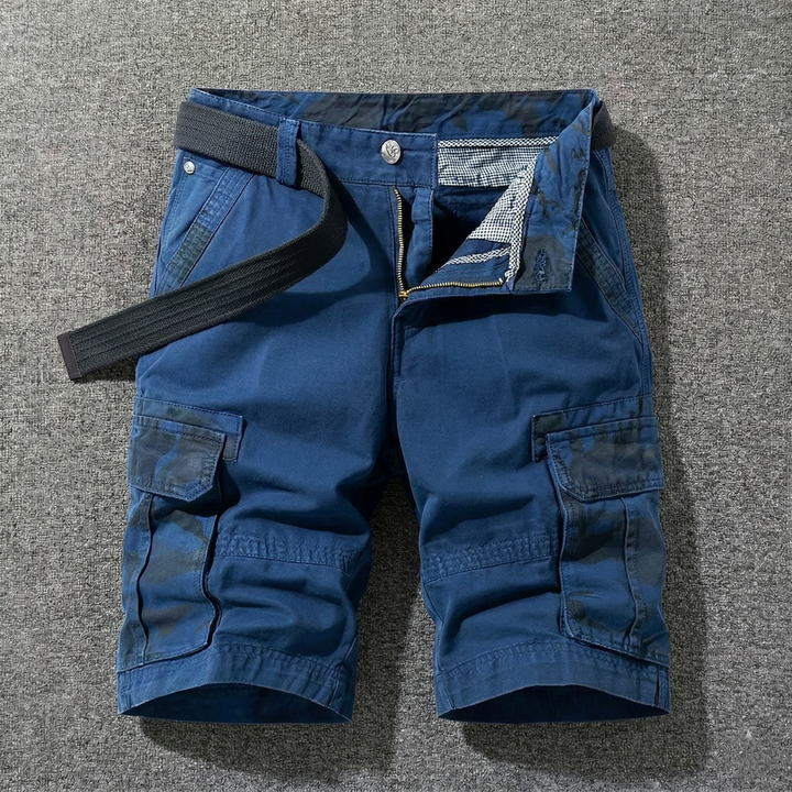 César | Pantalones Cortos Cargo Con Cinturón