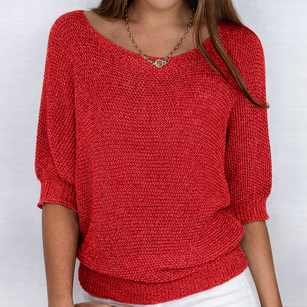 Luigia™ - Jersey elegante de punto trenzado