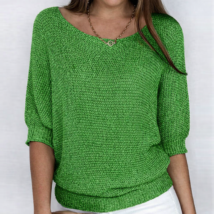 Luigia™ - Jersey elegante de punto trenzado