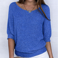Luigia - Jersey elegante de punto trenzado
