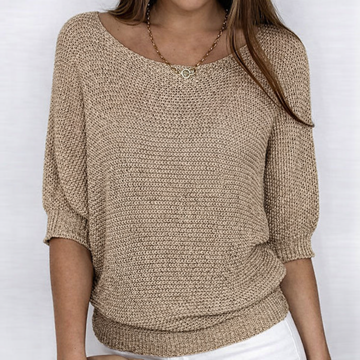 Luigia™ - Jersey elegante de punto trenzado