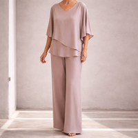 Martha | Conjunto de Pantalón Ancho sin Esfuerzo