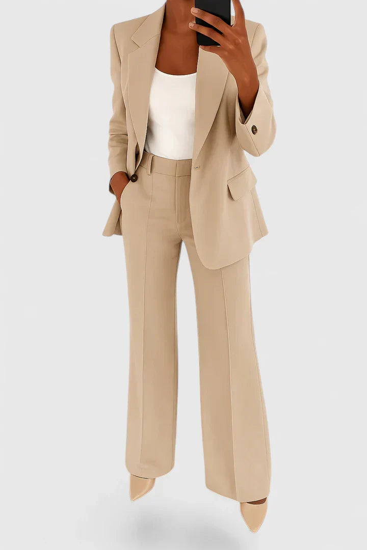 Encarnación | Conjunto de Traje Elegante de Dos Piezas