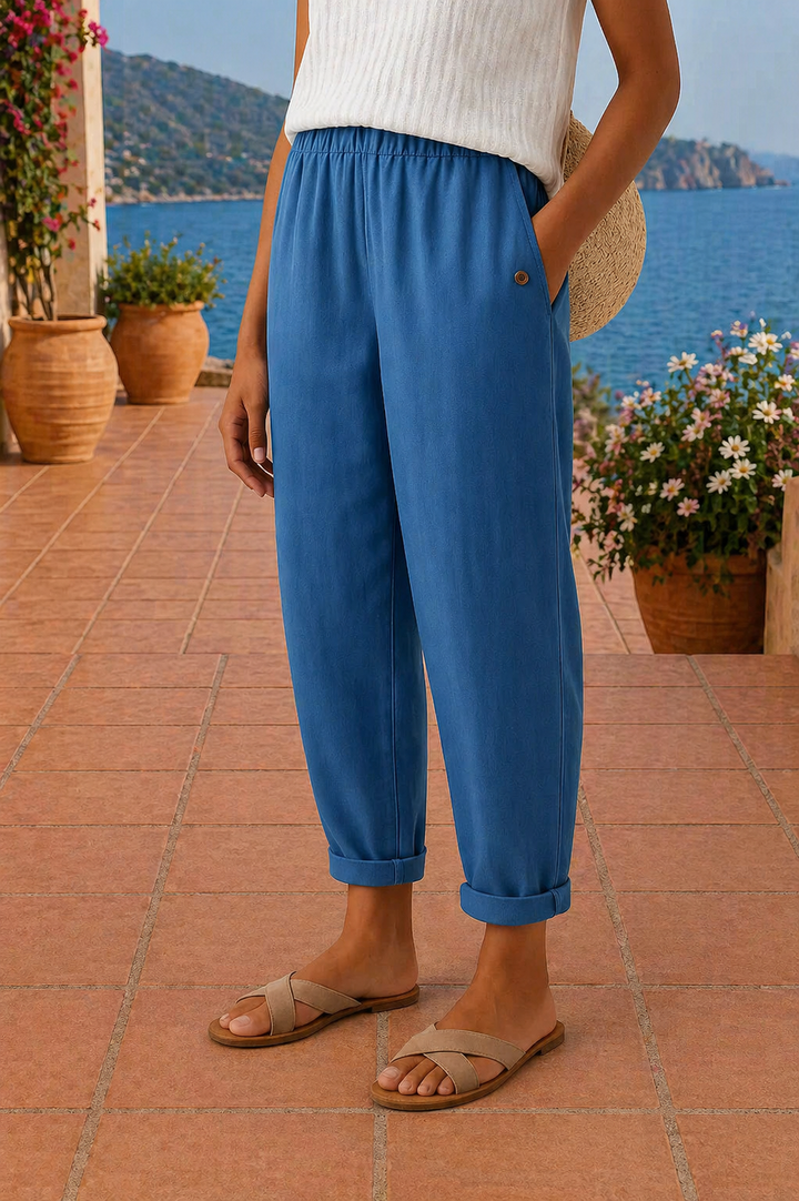 María | Pantalones de Lino Airy