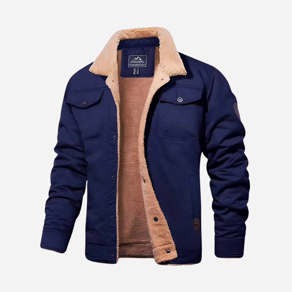 Onofre | Chaqueta Sherpa de Hombre con Botones