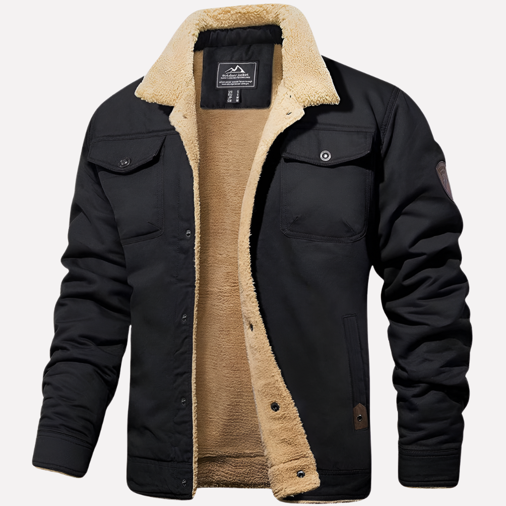 Onofre | Chaqueta Sherpa de Hombre con Botones