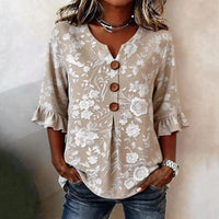 Daniela | Blusa vintage con estampado floral