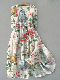 Encarnación | Vestido Floral Elegante