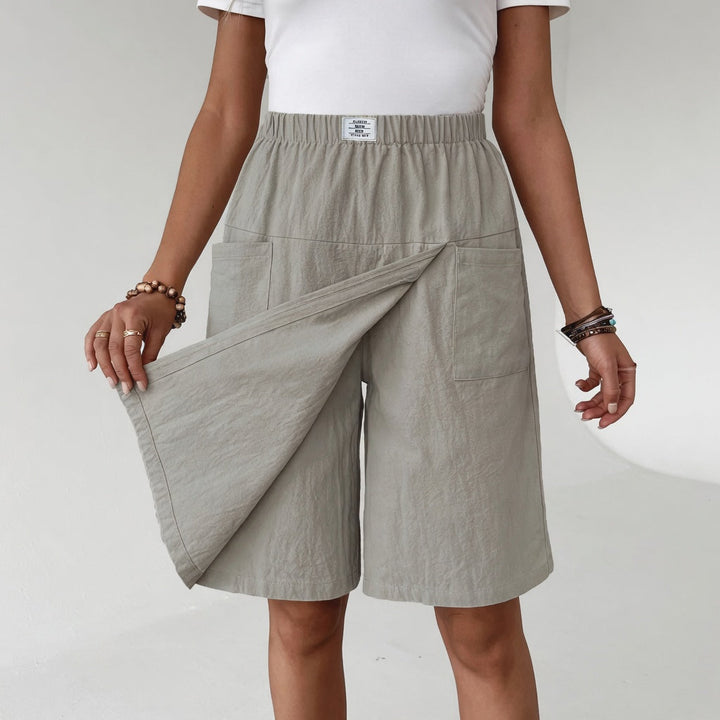 Marina | Skort con cintura elástica y bolsillos libertad activa