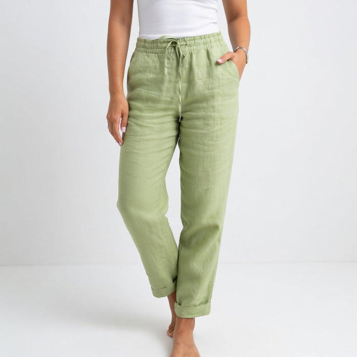 Natalia | Pantalón 100% algodón fluido confort natural