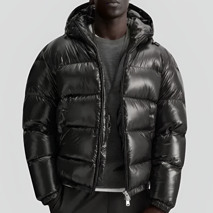 Genaro | Chaqueta Acolchada de Invierno de Hombre con Paneles