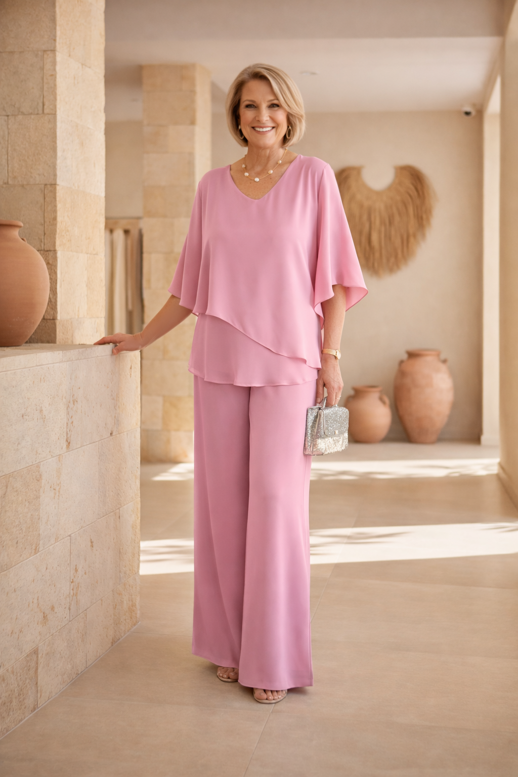 Martha | Conjunto de Pantalón Ancho sin Esfuerzo