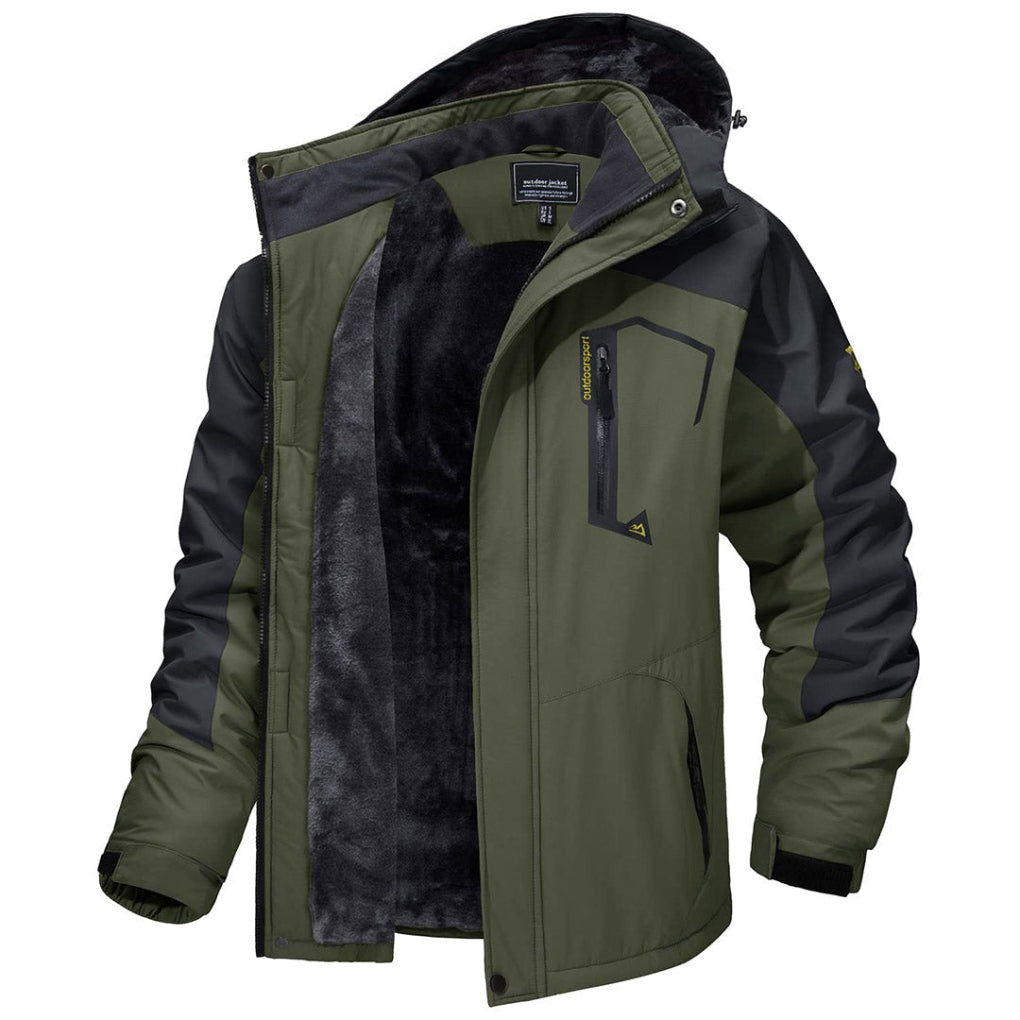 Aniceto | Parka de Nieve de Hombre Forrada de Forro Polar