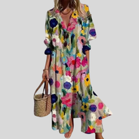 Francisca | Vestido Maxi Bohemio Elegante