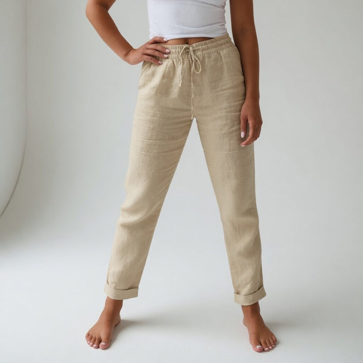 Natalia | Pantalón 100% algodón fluido confort natural