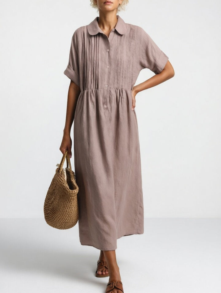Rocío | Vestido camisero fluido de verano