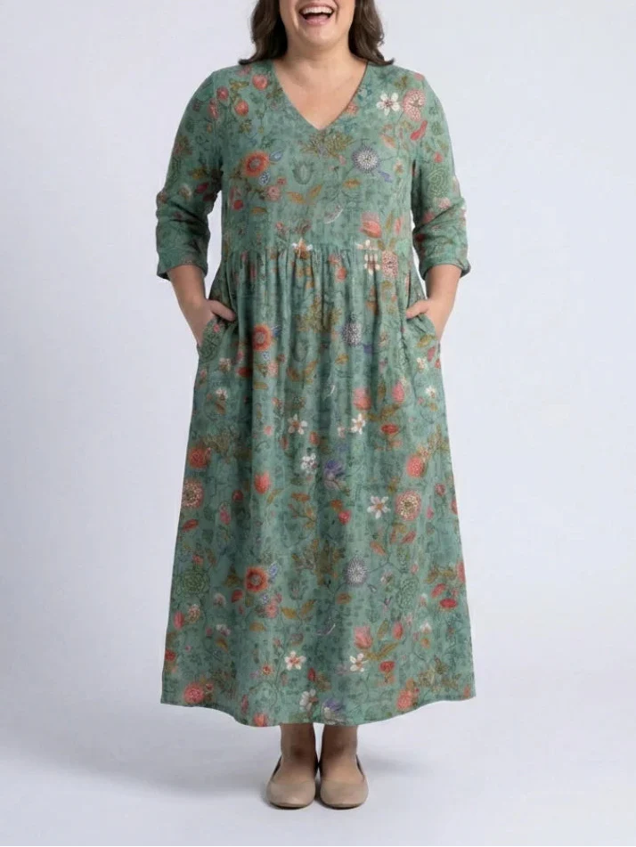 Camille | Vestido largo floral