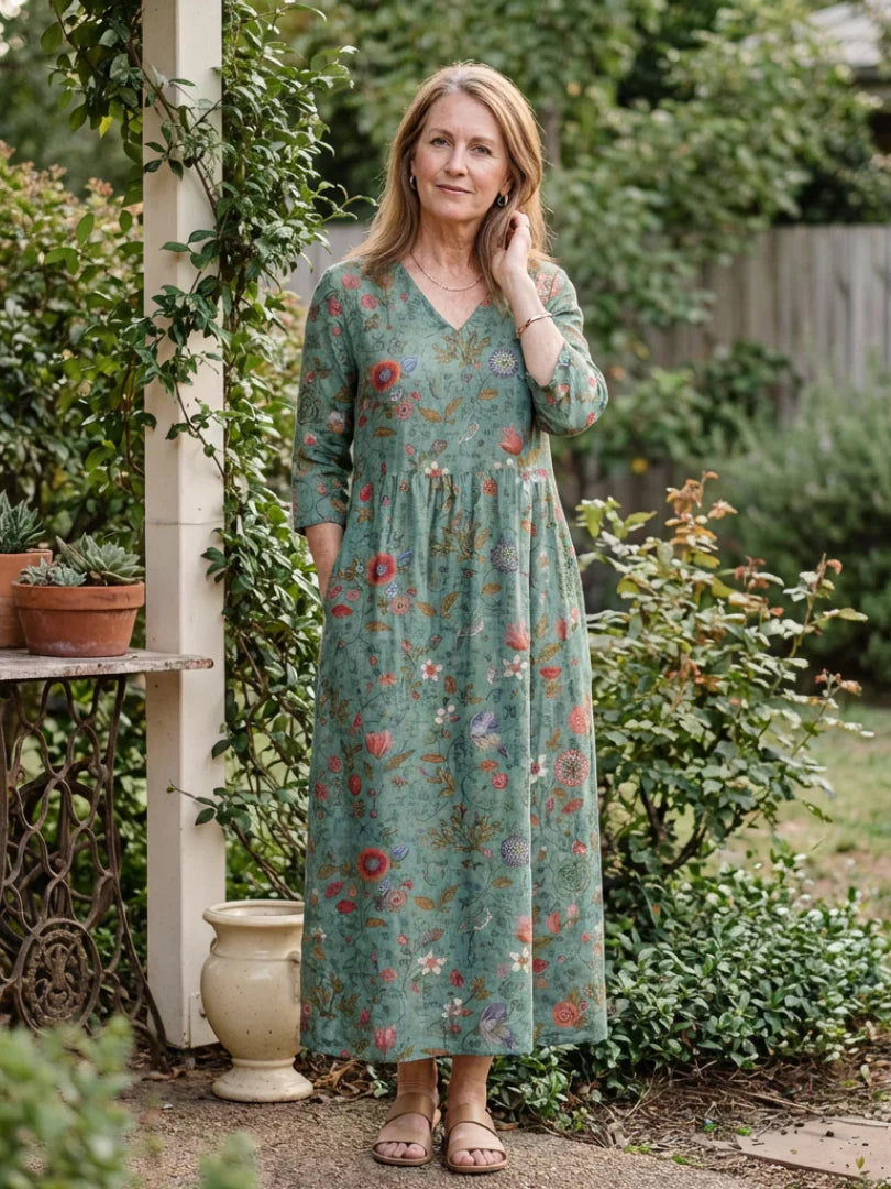 Camille | Vestido largo floral