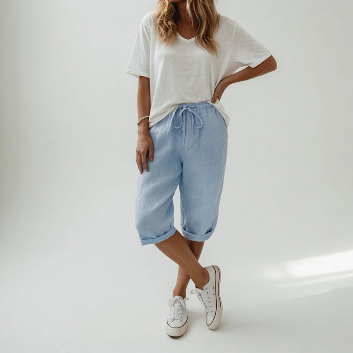Alejandra | Bermuda 100% algodón estilo casual de verano