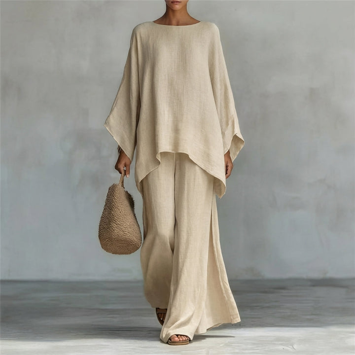 Alba | Conjunto de Dos Piezas con mangas largas y pantalones anchos