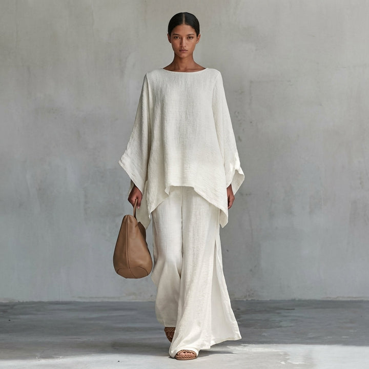 Alba | Conjunto de Dos Piezas con mangas largas y pantalones anchos
