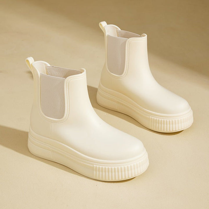 Valeriana | Botas de Lluvia Chelsea Impermeables con Plataforma