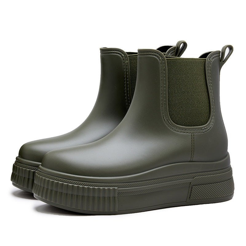 Valeriana | Botas de Lluvia Chelsea Impermeables con Plataforma