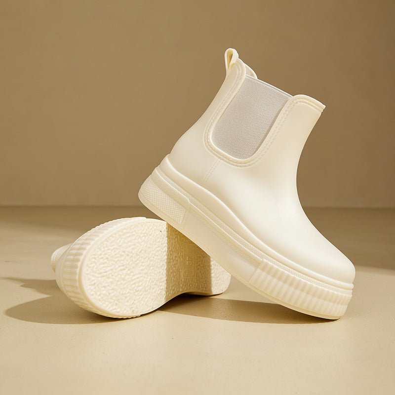 Valeriana | Botas de Lluvia Chelsea Impermeables con Plataforma