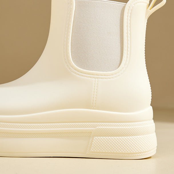 Valeriana | Botas de Lluvia Chelsea Impermeables con Plataforma