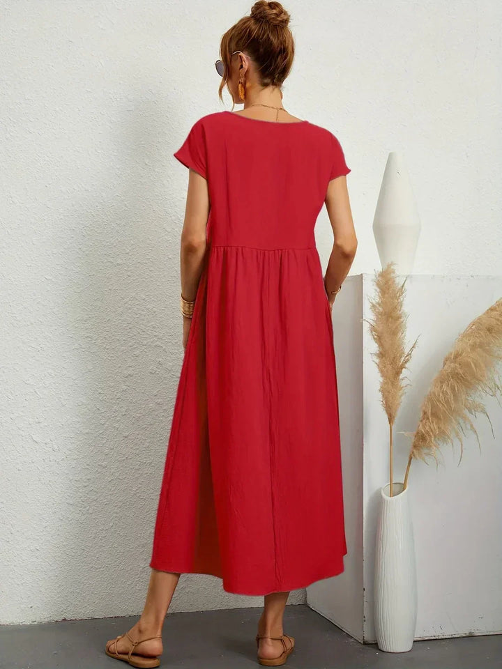 Camila | Vestido midi fluido de elegancia atemporal