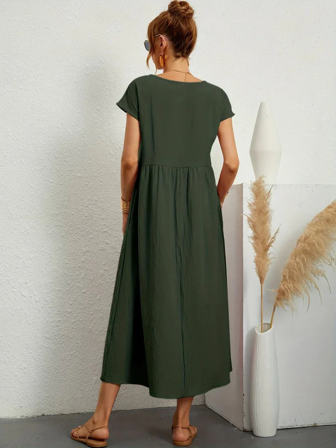 Camila | Vestido midi fluido de elegancia atemporal
