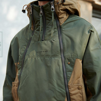 Evaristo | Chaqueta Color Block de Hombre con Doble Cremallera