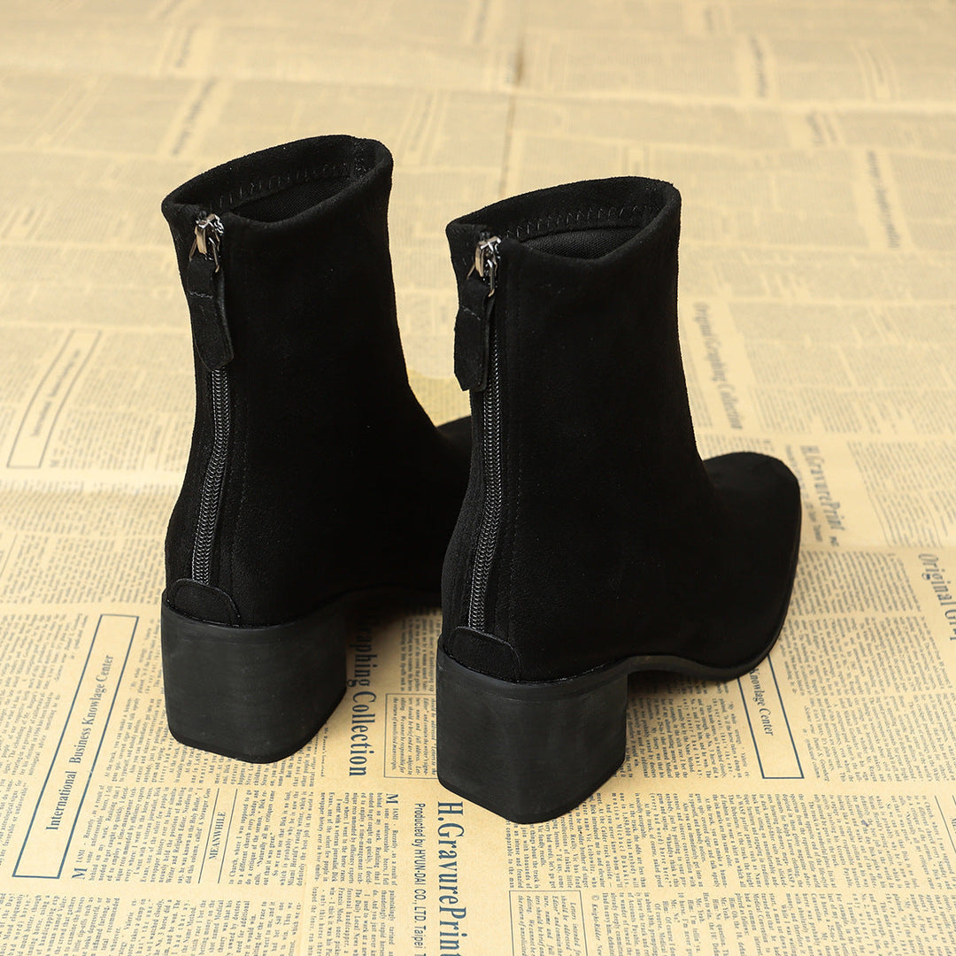 Giuliana | Botines Elegantes en Ante