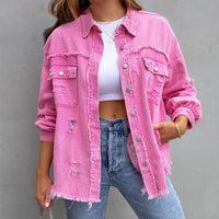 Salomé - Chaqueta Vaquera de Mujer con Efecto Desgastado