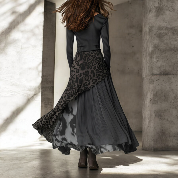 NKEM™ | Vestido Largo Leopardo