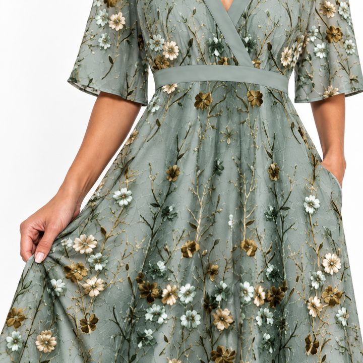 Romi | Vestido maxi floral elegante