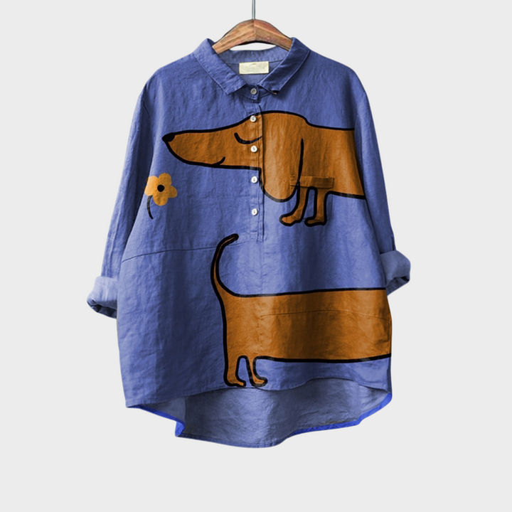 Amélie | Elegante Camisa de Verano en Lino