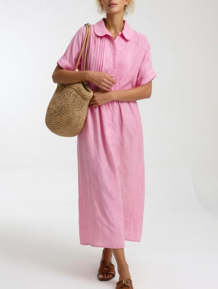 Rocío | Vestido camisero fluido de verano