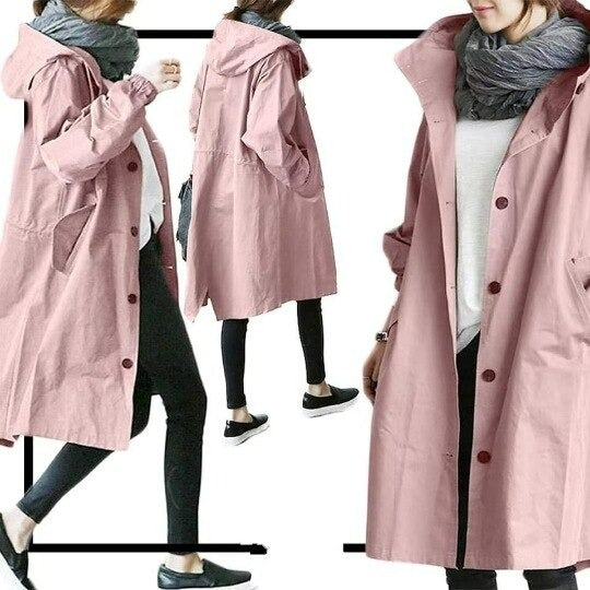 Amanda | Gabardina Impermeable con Cinturón Ajustable