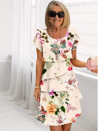 Cecilia | Vestido elegante y fluido con volantes