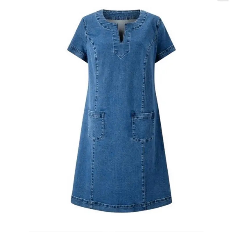 Silvia | Vestido de Denim Suave