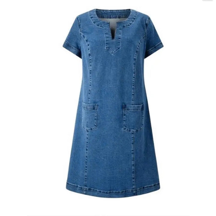 Silvia | Vestido de Denim Suave