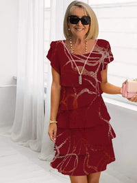 Isabel | Vestido elegante y fluido con volantes