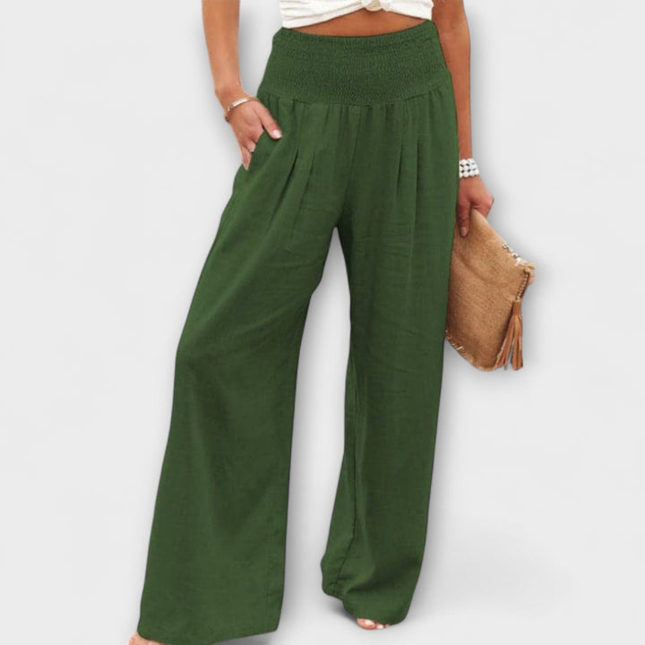 Macarena | Pantalón Holgado de Mujer de Talle Medio