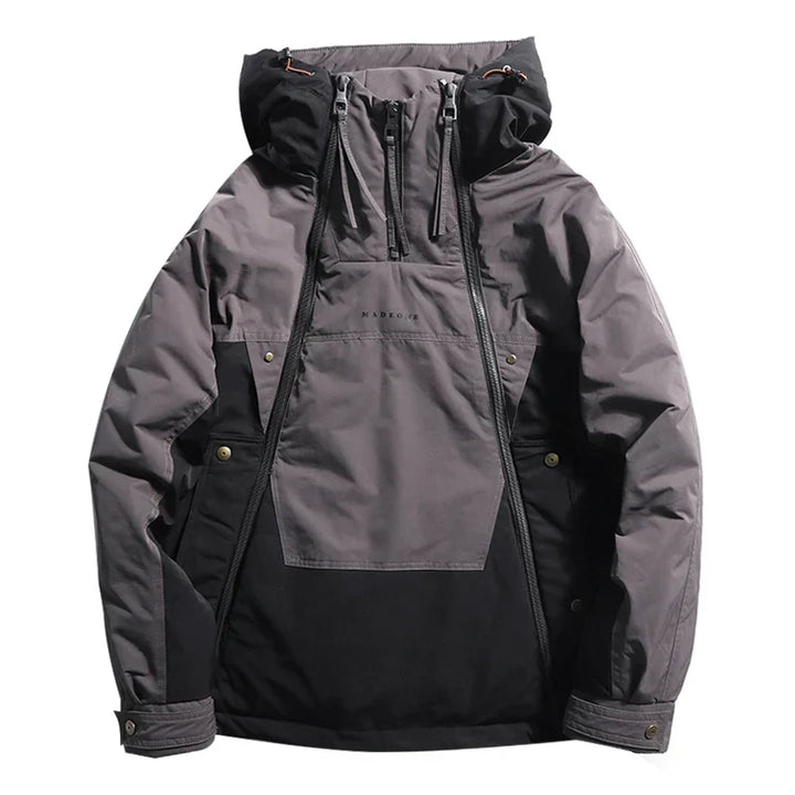 Evaristo | Chaqueta Color Block de Hombre con Doble Cremallera