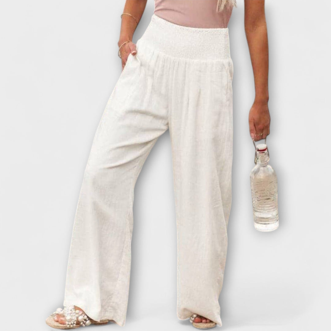 Macarena | Pantalón Holgado de Mujer de Talle Medio